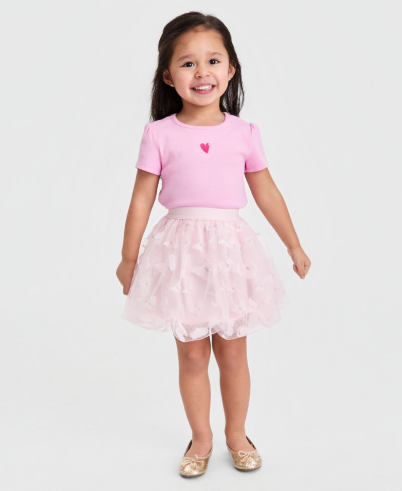 Toddler Girls' 12M-5T Butterfly Rosette Tutu Skirt