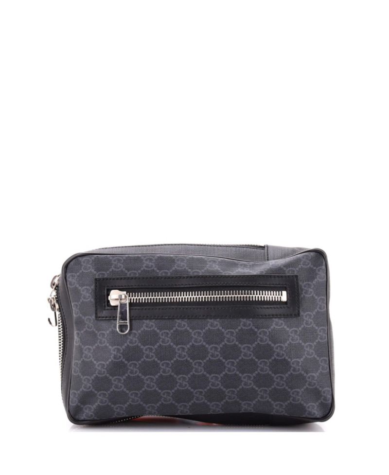 Small Soft Zip Sling Bag GG Coated Canvas