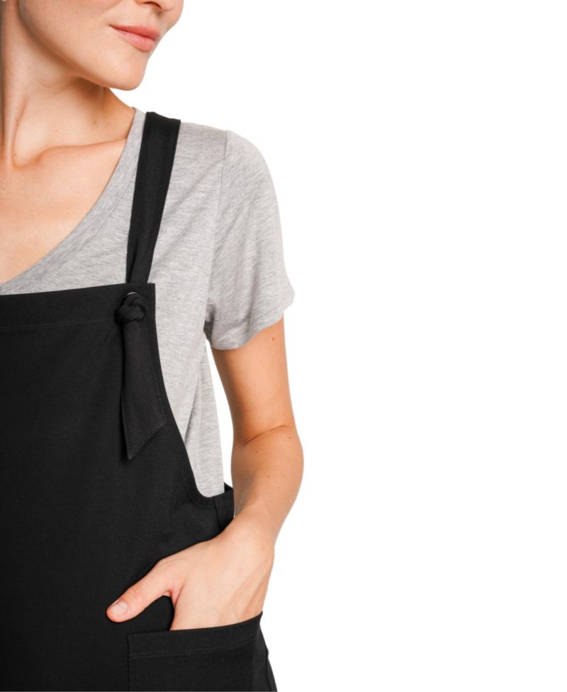 Women's Imogen Knit Tie-Strap Overalls