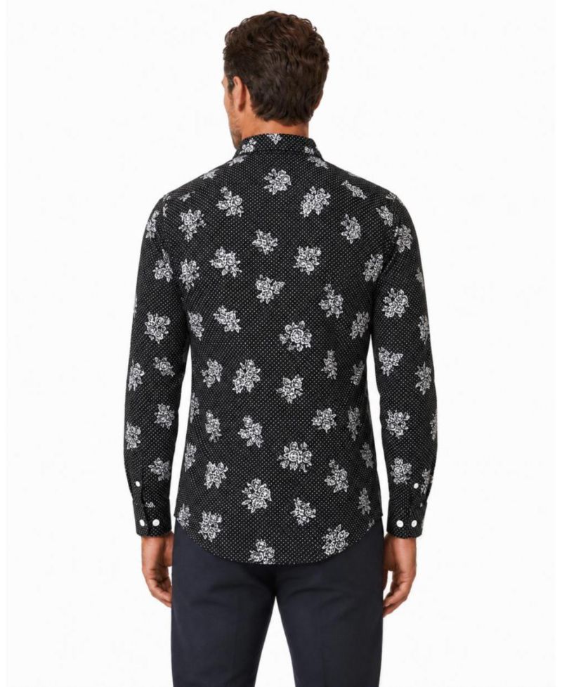Men's Slim Fit Button-Down Shirt