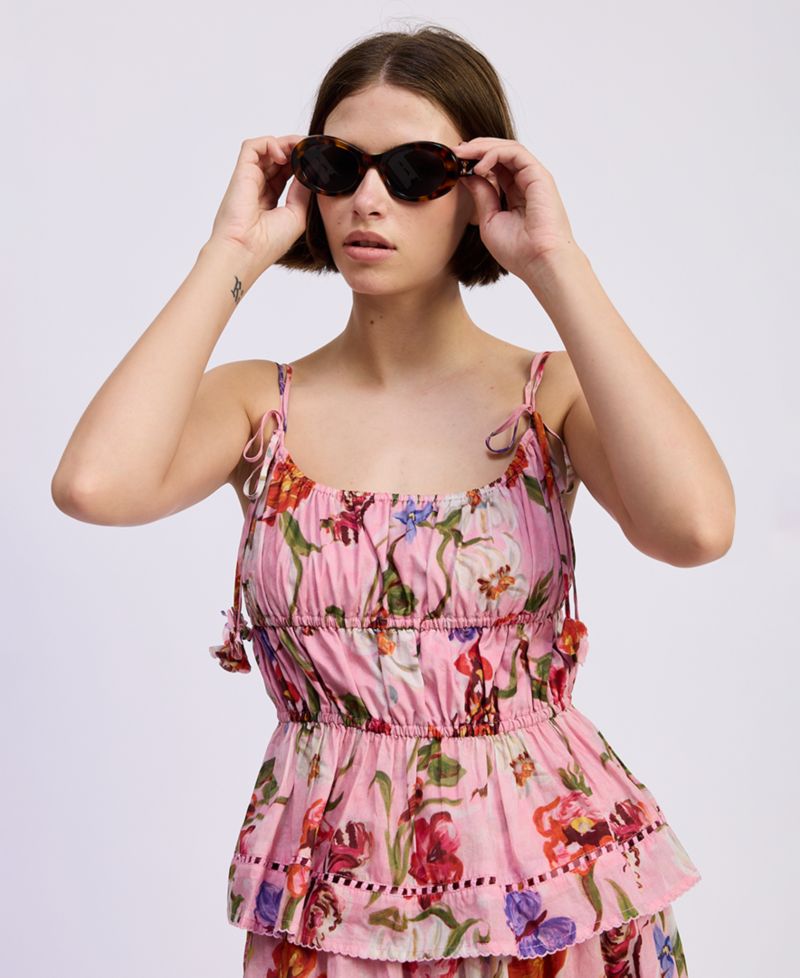 Women's Tusla Scoop Neck Peplum Top