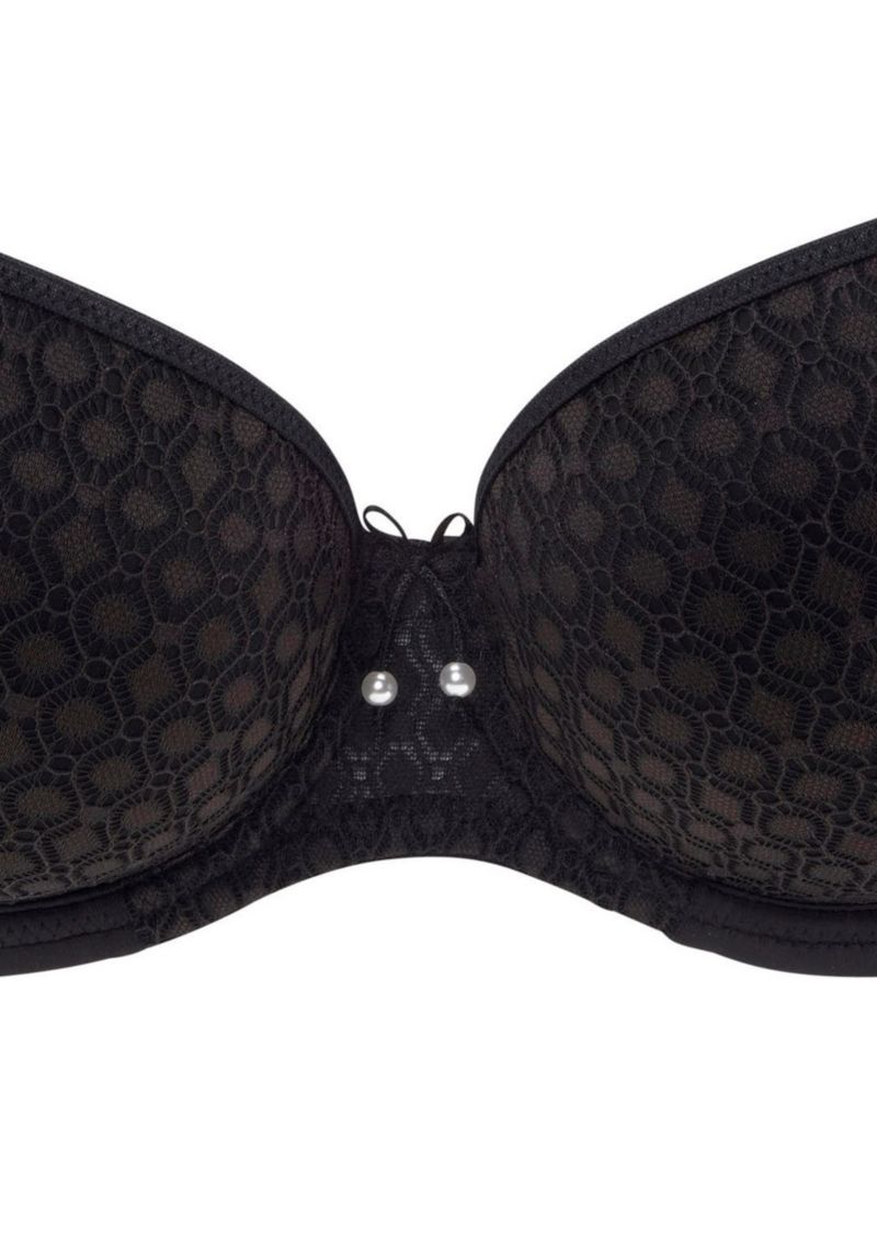 Women's Lace Detail Underwire Lightly Padded T-Shirt Bra