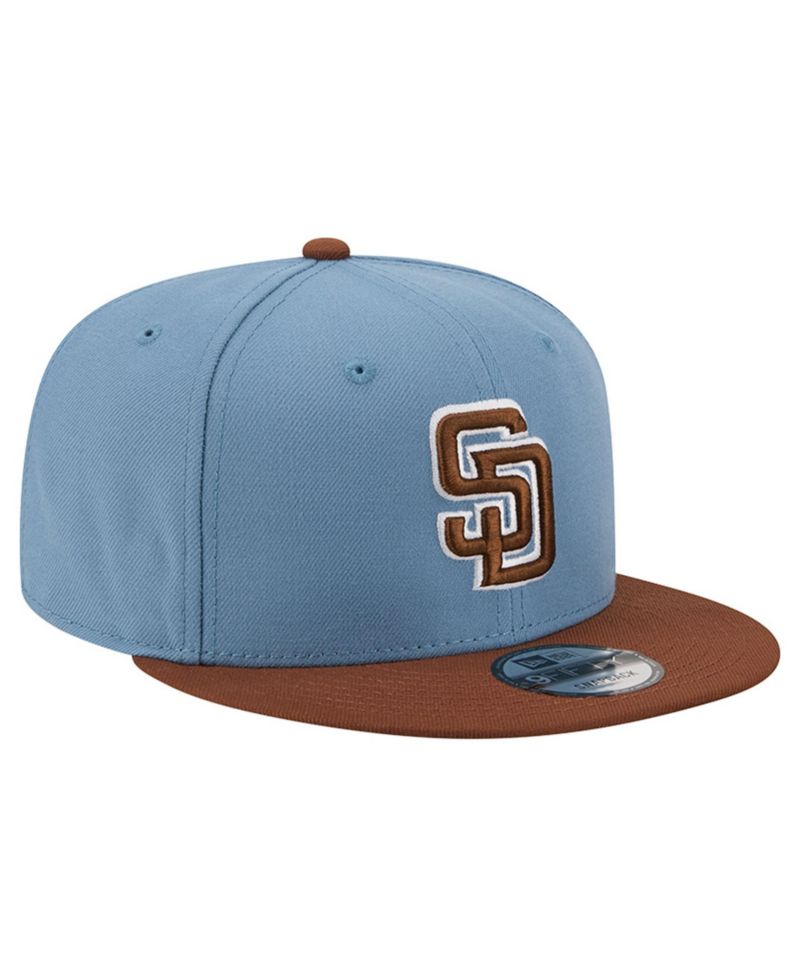 Men's Light Blue/Brown San Diego Padres Color Pack 9FIFTY Snapback Hat