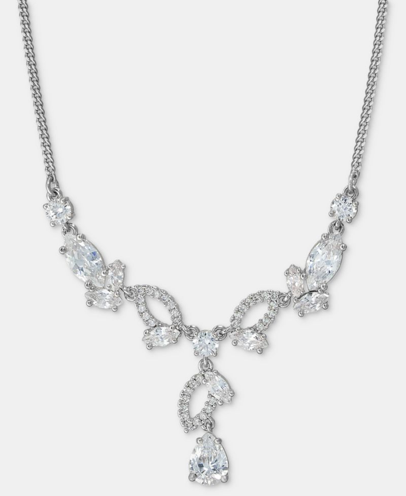 Cubic Zirconia Lariat Necklace