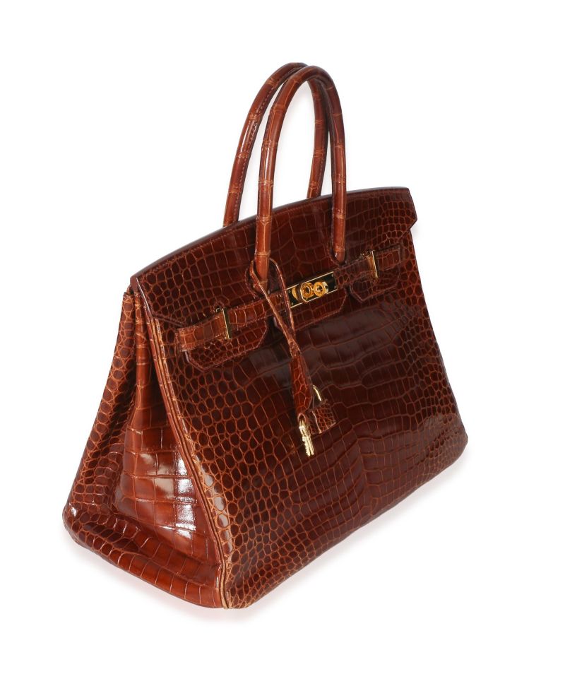 Miel Porosus Crocodile Birkin 35 GHW