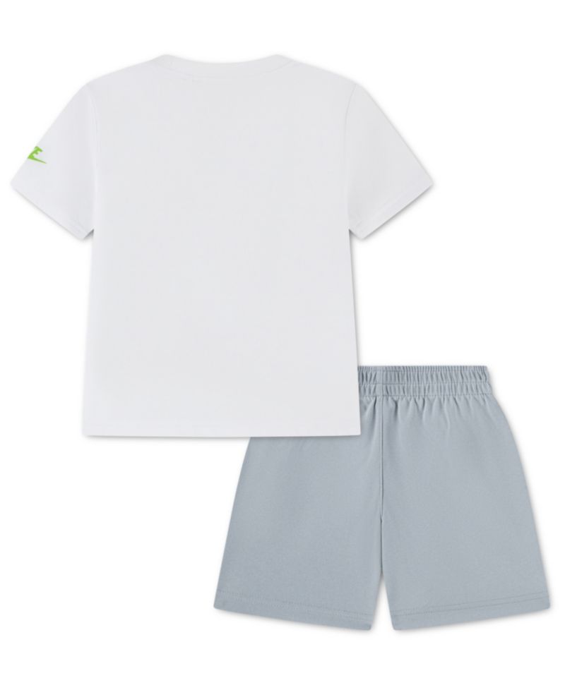 Baby Boys' and Girls' Split Futura T-Shirt and Shorts, 2 Piece Set