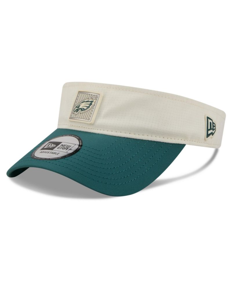 Men's Cream/Midnight Green Philadelphia Eagles 2026 NFL Training Camp Adjustable Visor