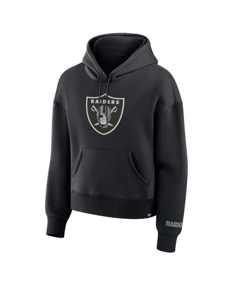 Women's Black Las Vegas Raiders Legacy Fleece Pullover Hoodie