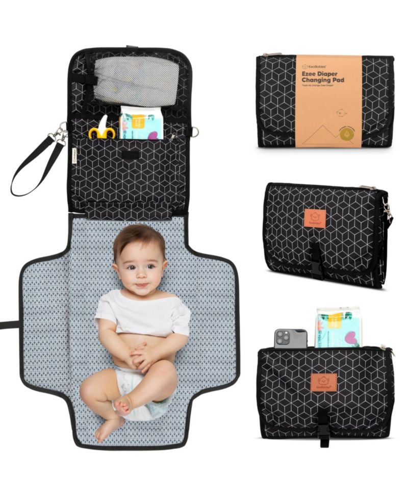 Ezee Diaper Changing Pad, Portable Diaper Changing Mat, Waterproof Foldable Diaper Changing Pad