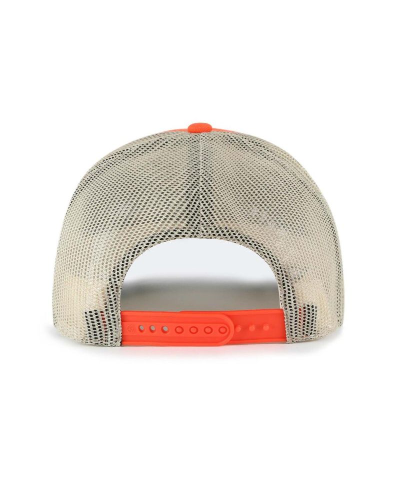 Men's Orange Clemson Tigers Pomona Mesh Hitch Adjustable Trucker Hat