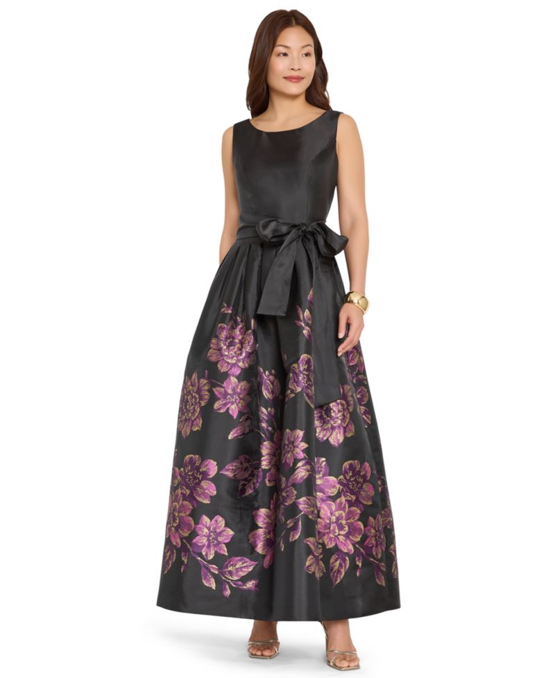 Women's Floral Sleeveless Gown
