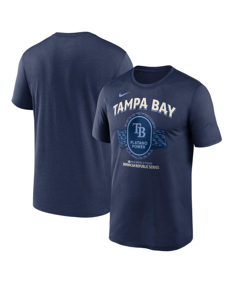Men's Navy Tampa Bay Rays Dominican Republic Series Legend T-shirt