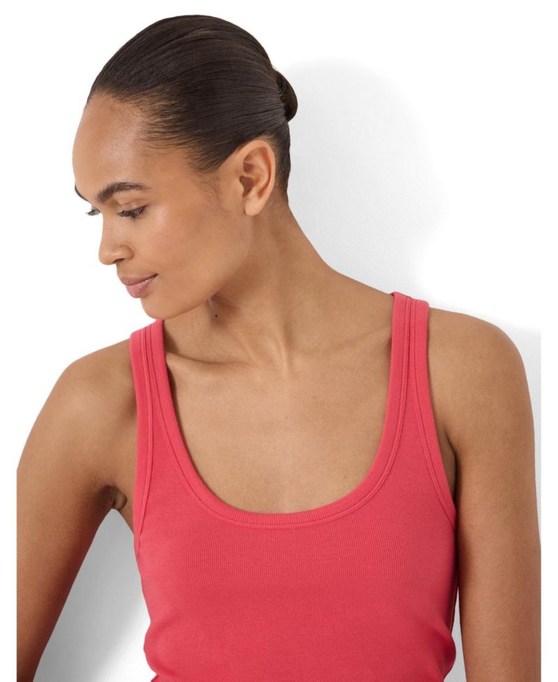 Women's Seth Scoop Neck Ribbed Vest
