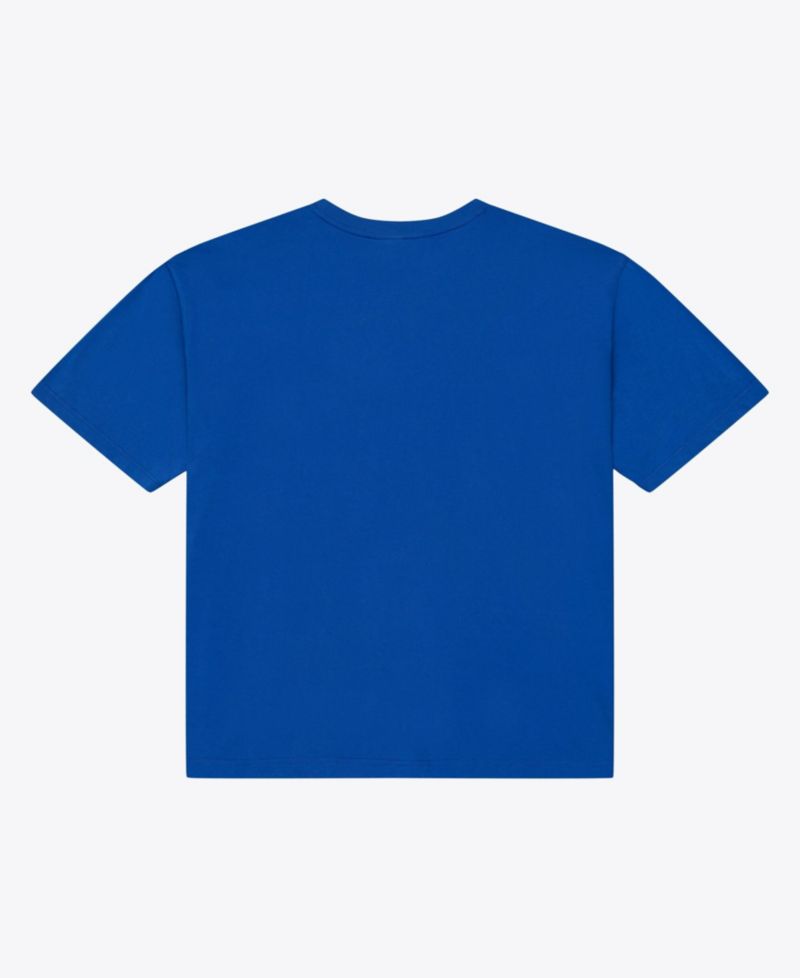 Men's Royal New York Giants Core Essentials Micro Logo T-Shirt