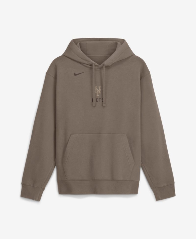 Men's Brown New York Mets Fashion Club Pullover Hoodie