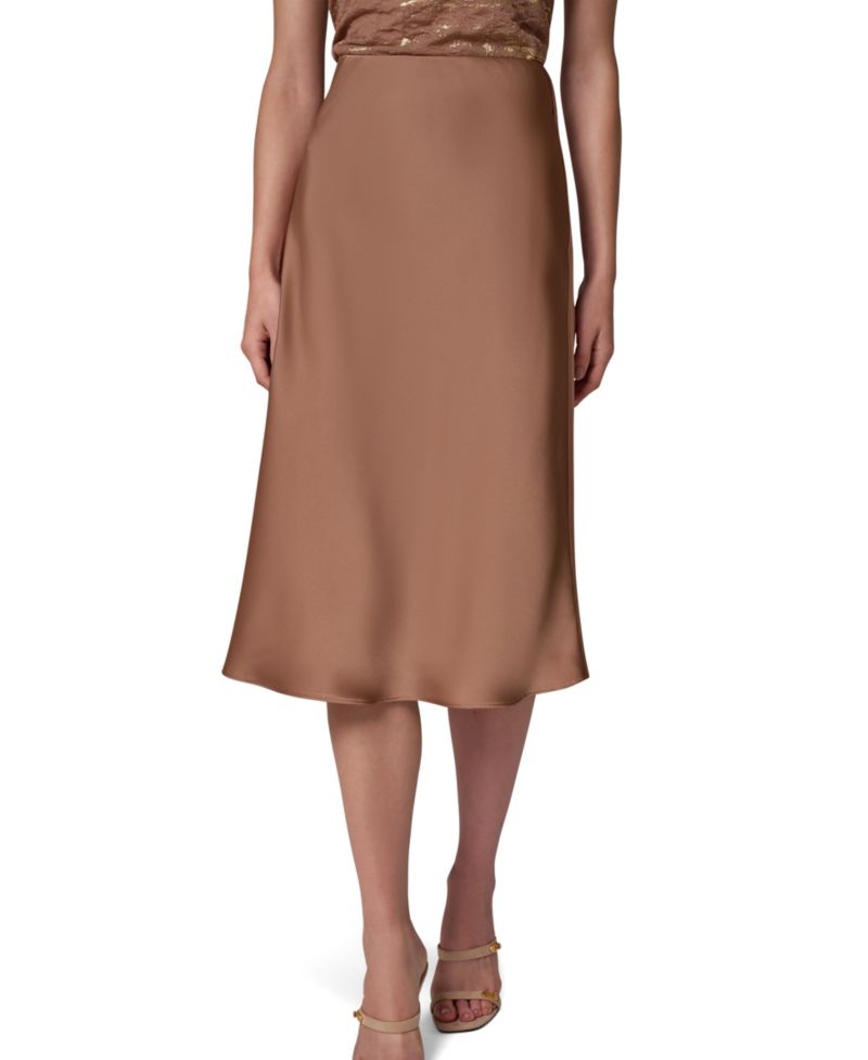 Women's Midi A-Line High-Waisted Skirt