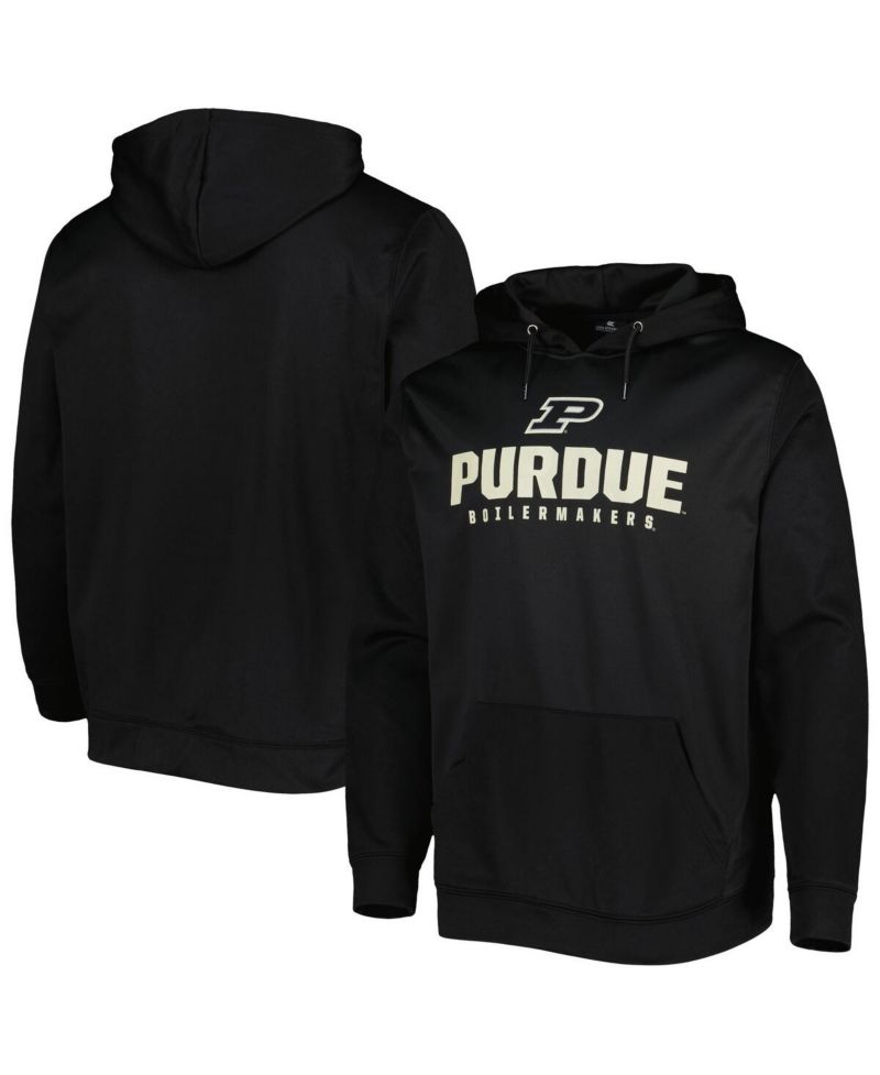 Men's Black Purdue Boilermakers Team Lantern Pullover Hoodie