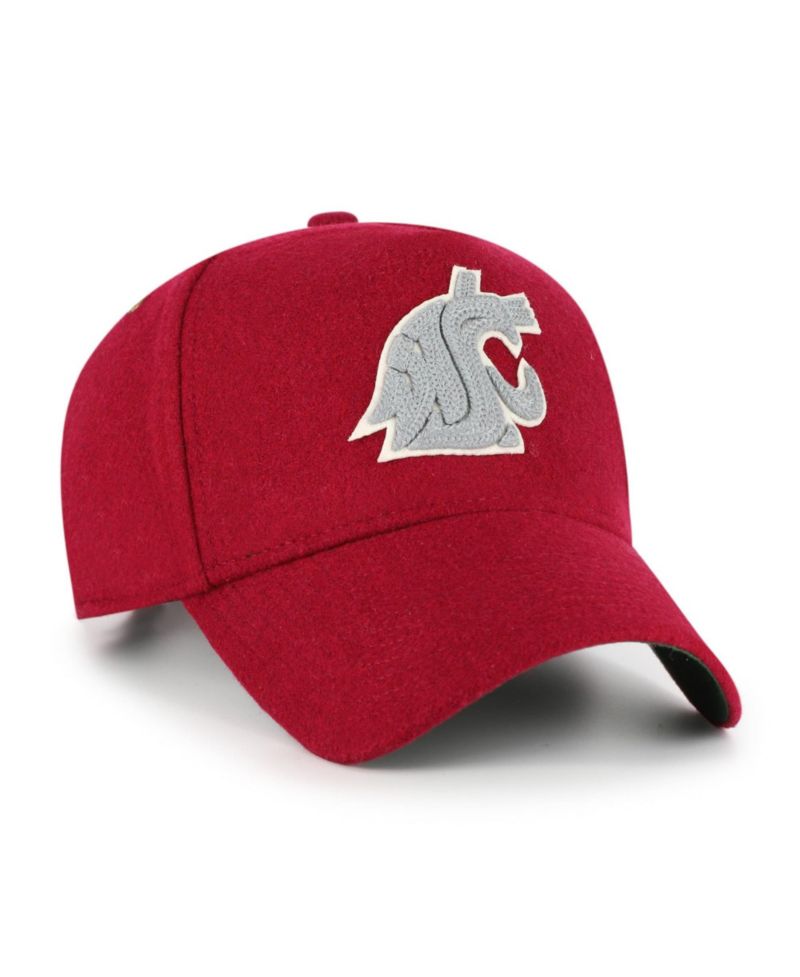 Men's and Women's '47 Crimson Washington State Cougars Collections Golden Age Offside DT Adjustable Hat