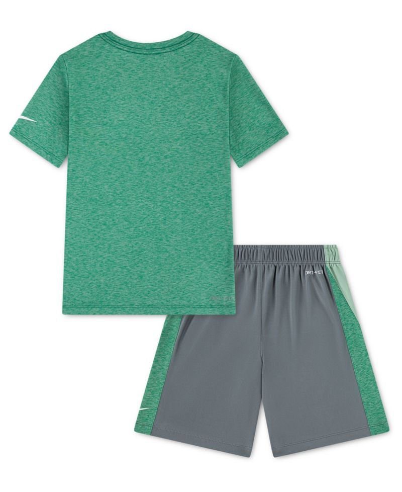 Boys' 2T-7 Short-Sleeve T-Shirt and Shorts, 2-Piece Set