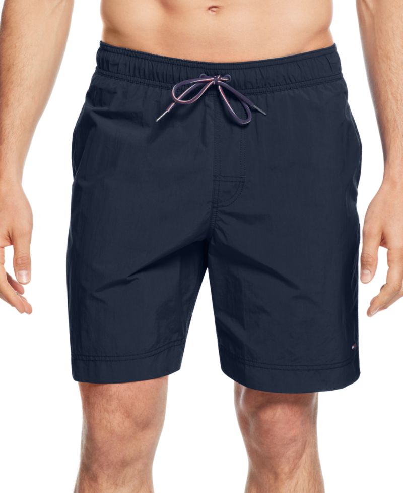 Men's Big & Tall 9.5" Solid Swim Trunks