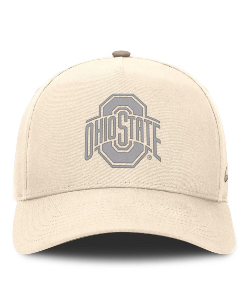 Men's Natural Ohio State Buckeyes Rise Adjustable Hat