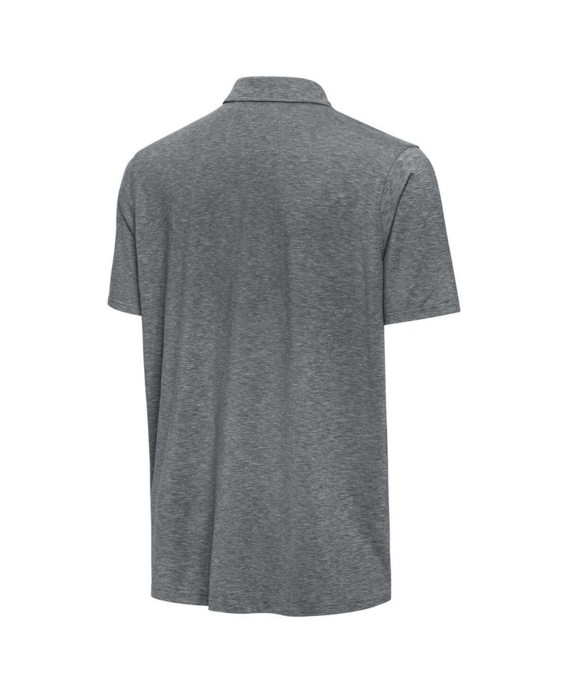 Men's Pewter Purdue Boilermakers Dashing Polo Shirt