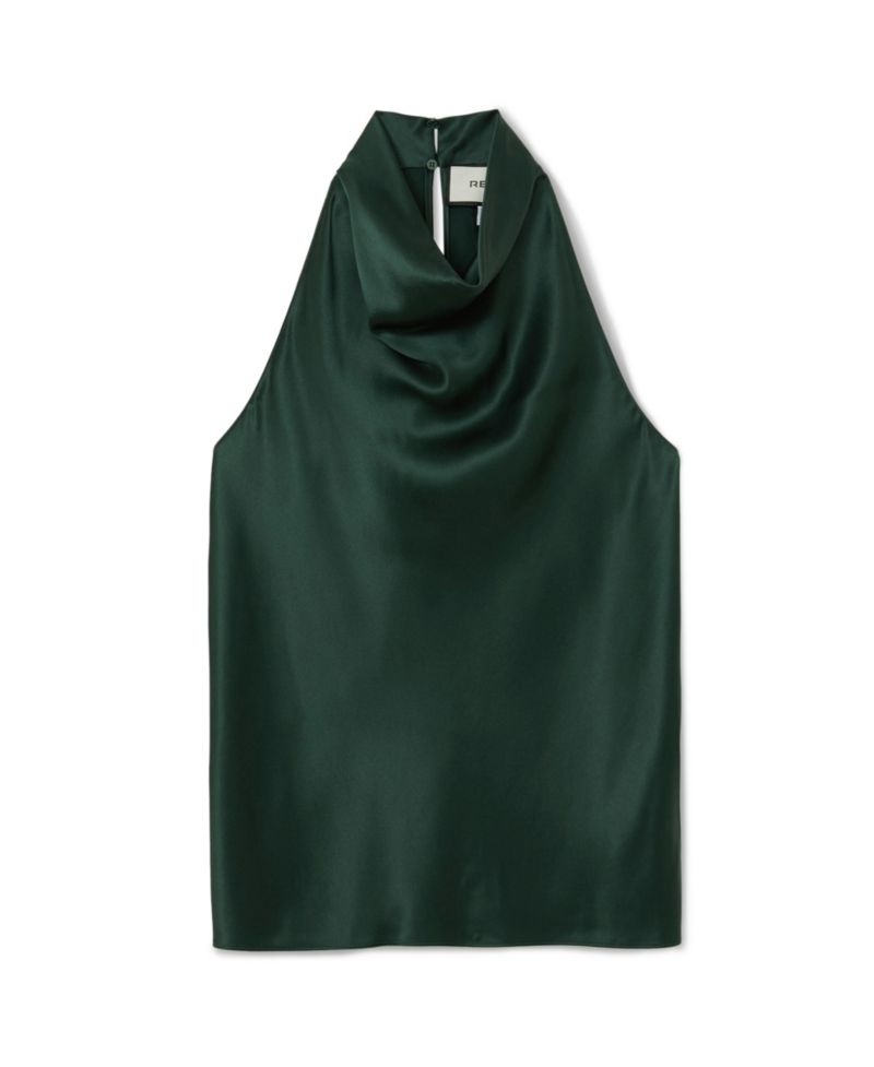 Women's Kory Cowl Neck Silk Top