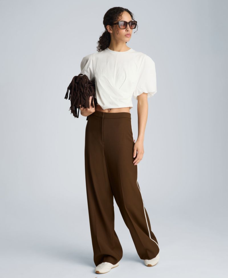 Women's High-Rise Side Piping Pants