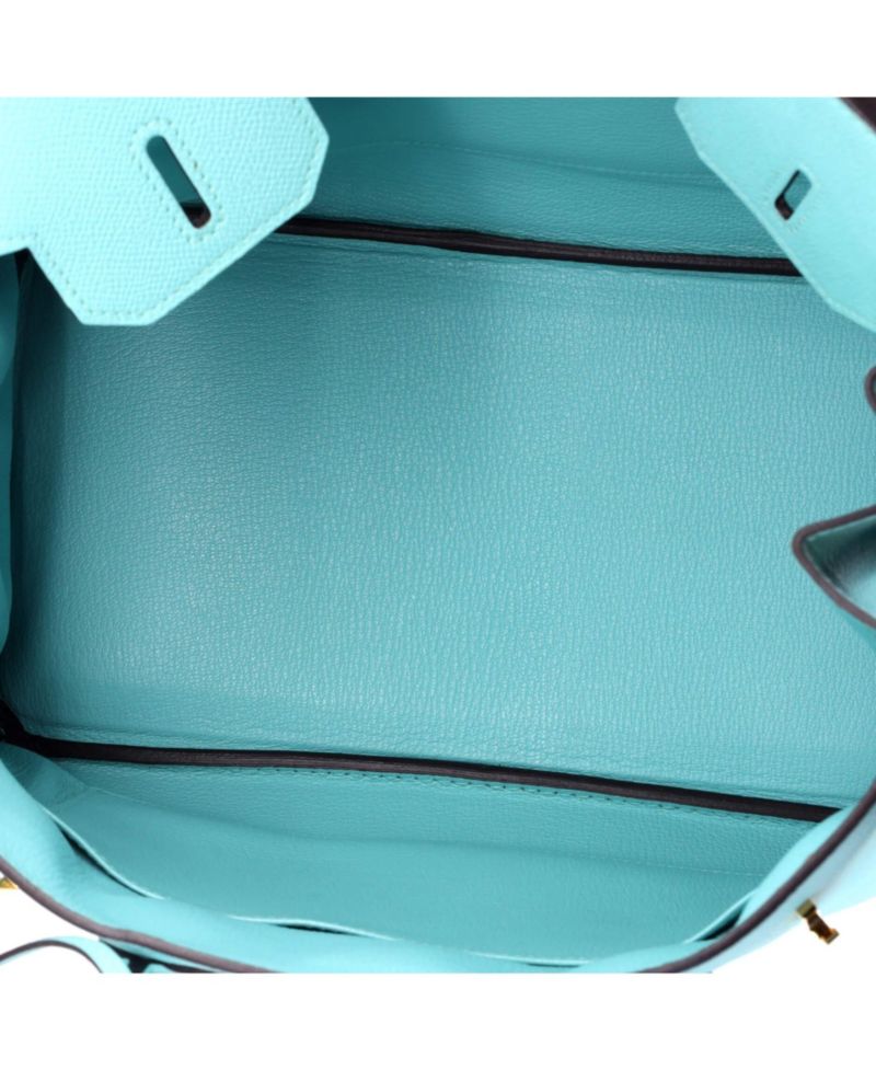 Birkin 30 Handbag Blue Epsom with Gold Hardware