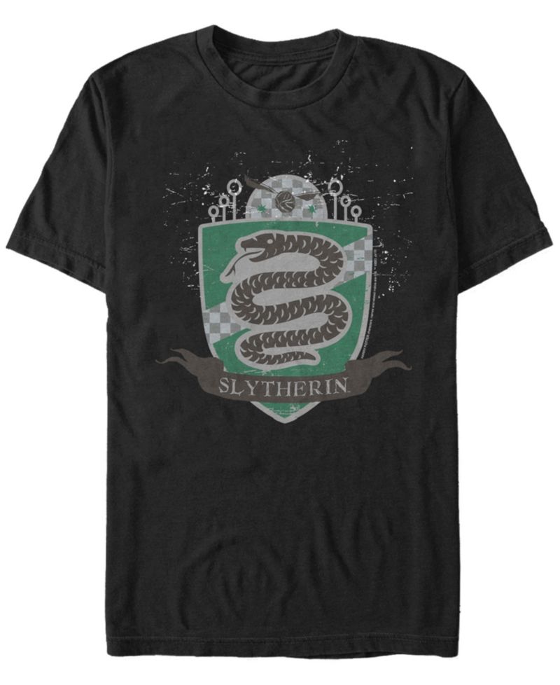 Men's Slytherin Badge Short Sleeve Crew T-shirt