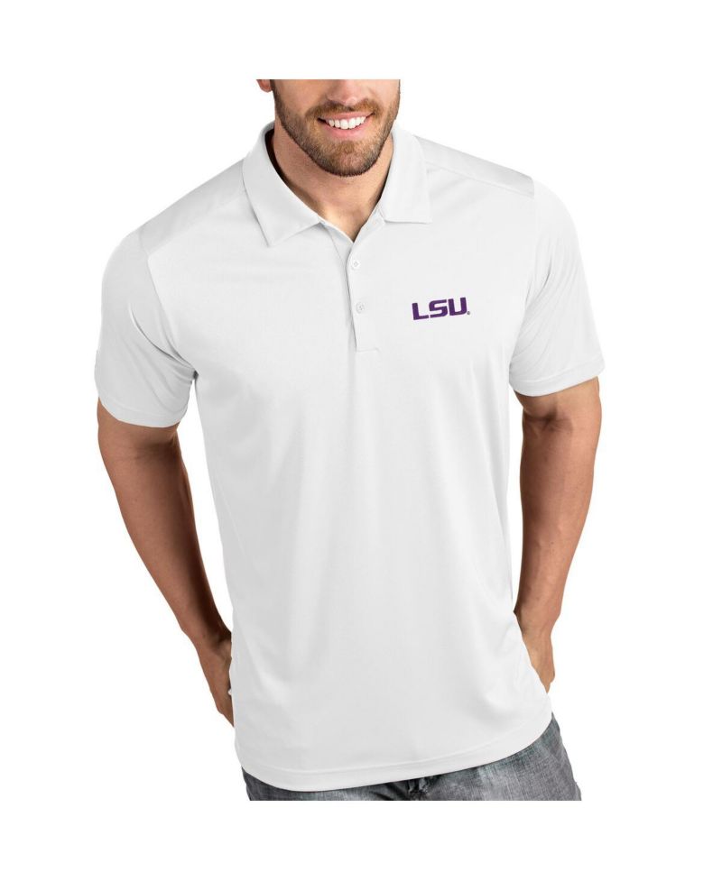 LSU Tigers Tribute Polo - White