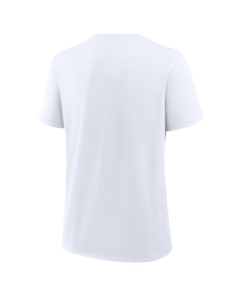 Women's White LSU Tigers Primary Logo T-Shirt
