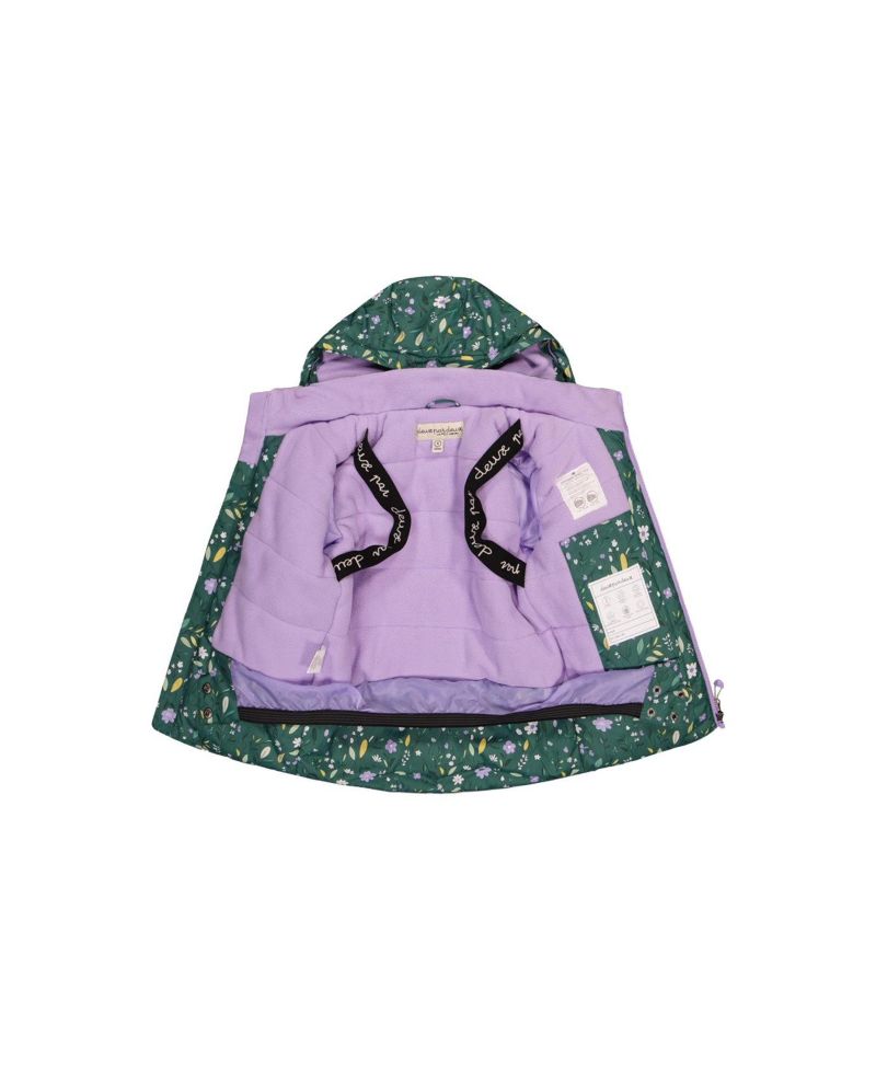 Little and Big Girl 6-16 Two Piece Play Snowsuit Mini Flower Print