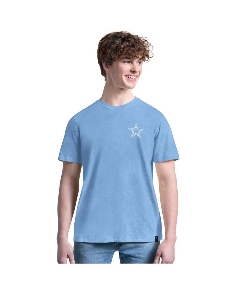 Men's Light Blue Dallas Cowboys Waitin for Gametime T-Shirt