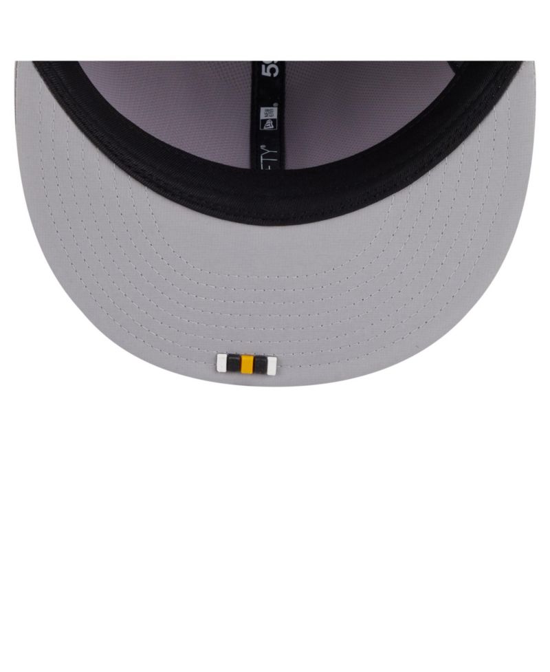 Men's Gray Pittsburgh Steelers 2025 Sideline 59FIFTY Fitted Hat