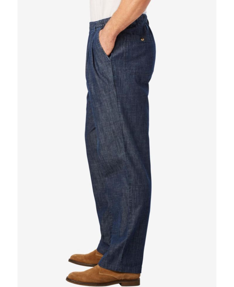 Men's Knockarounds Full-Elastic Waist Pleated Pants