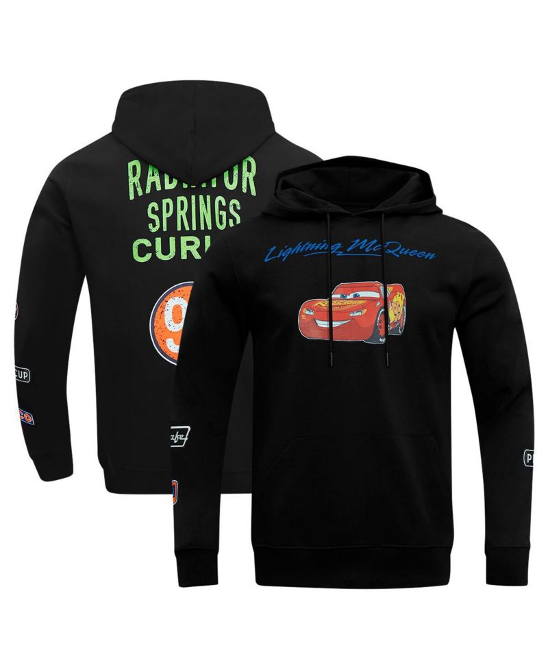 Men's Black Cars Radiator Pullover Hoodie