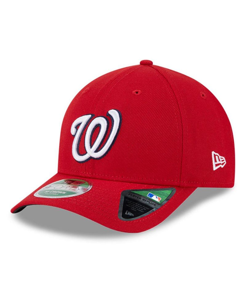 Men's Red Washington Nationals Player Replica 9FORTY Adjustable Hat