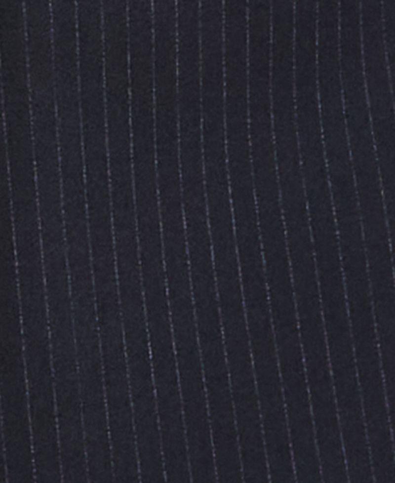 Men's Black Pinstripe Slim Techni-Cole Suit Jacket