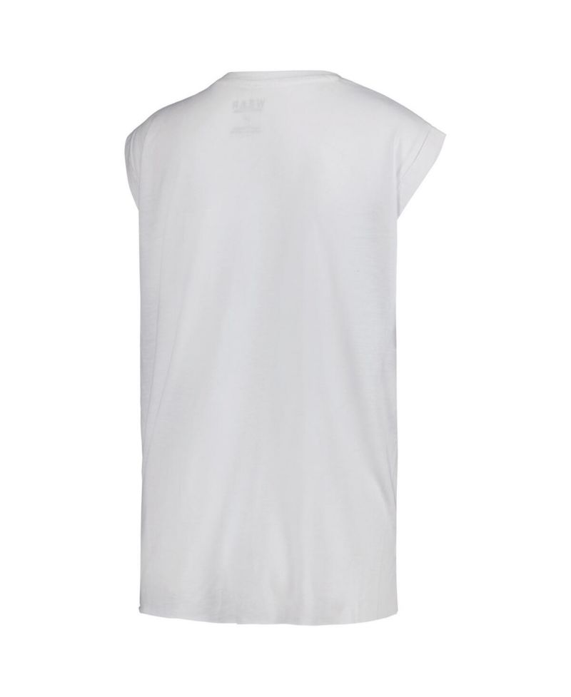 Women's White Colorado Buffaloes Coach Prime Working Sleeveless Muscle T-Shirt
