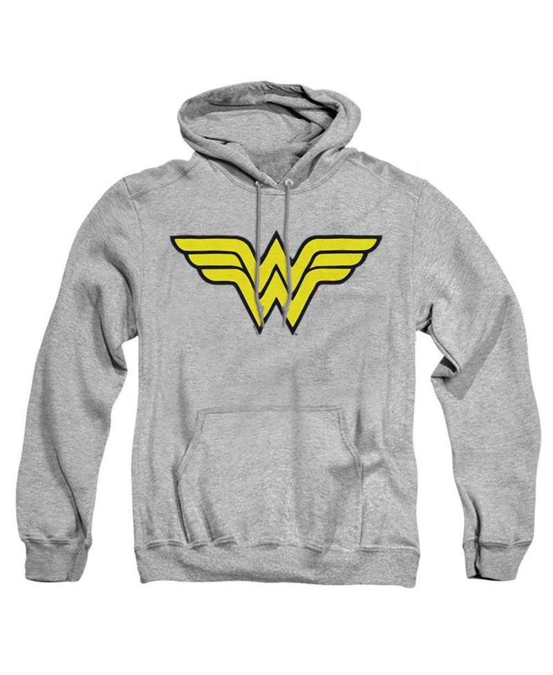 Men's Wonder Woman Logo Graphic Classic-Fit Pull-Over Hoodie