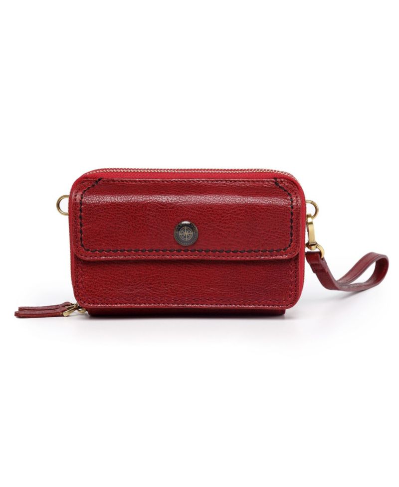 Northwood Mini Leather Crossbody Wallet