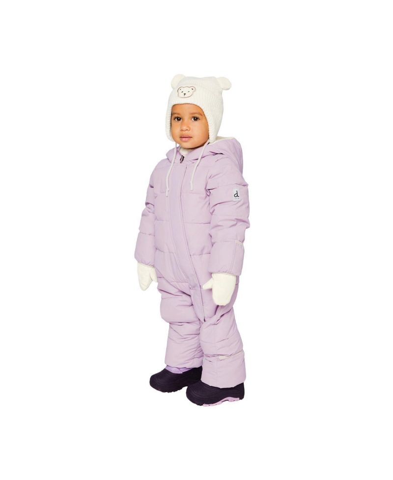Baby Girls (3M-24M) Cloud One Piece Snowsuit Adapted for Car Seats