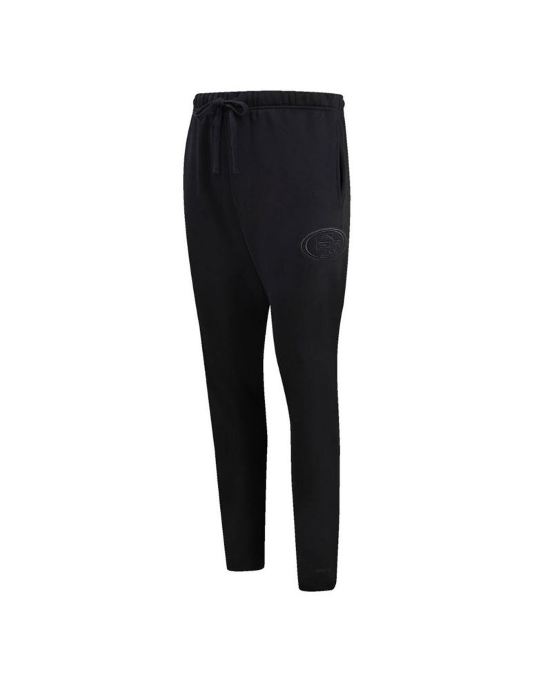 Men's Black San Francisco 49ers Neutral Fleece Sweatpants