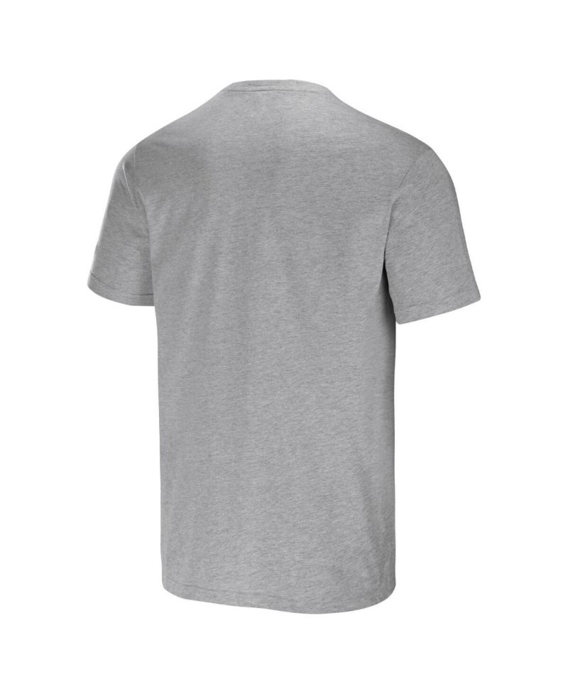 Men's Darius Rucker Collection by Heather Gray Milwaukee Brewers Henley T-shirt