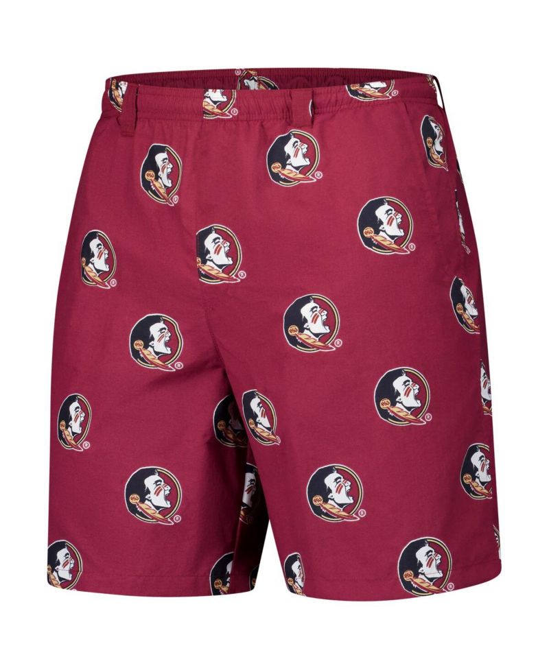 Men's Garnet Florida State Seminoles PFG Backcast III Omni-Shade Shorts