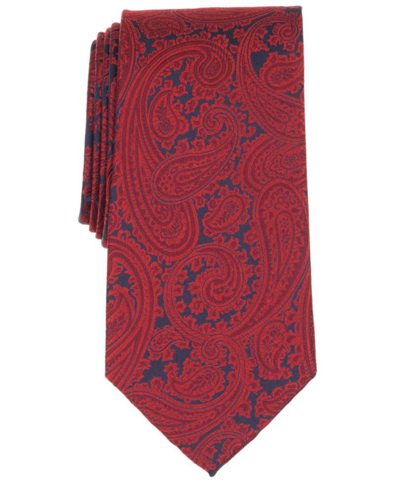 Brooks Brothers Men's Classic Satin Paisley Tie