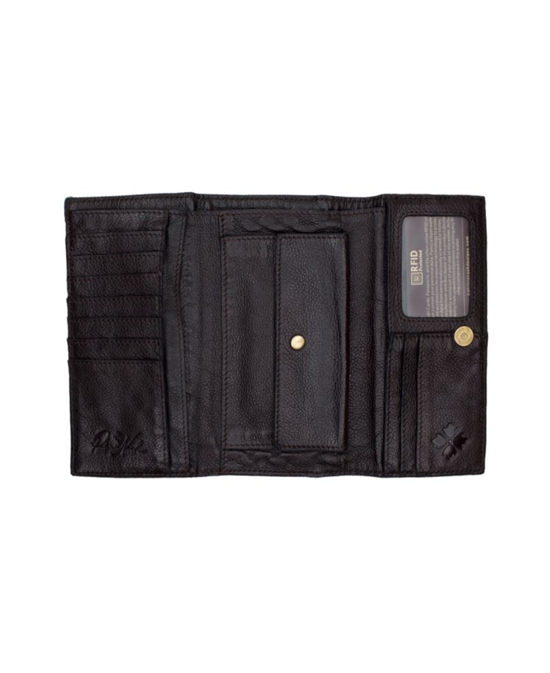 Terresa Denim Patchwork Wallet