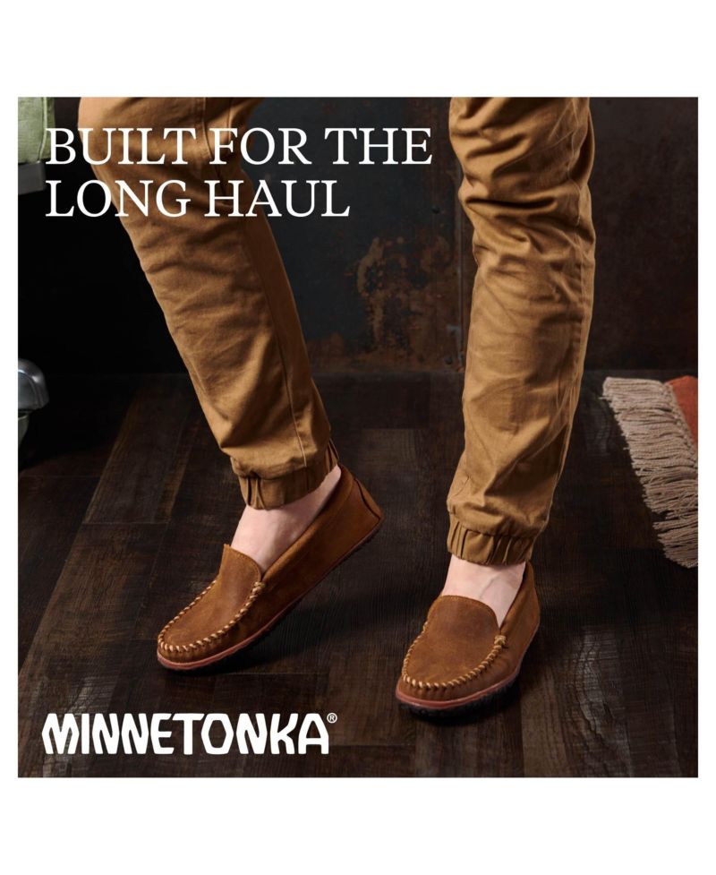 Men's Venetian Tread Suede Slip Ons Loafers