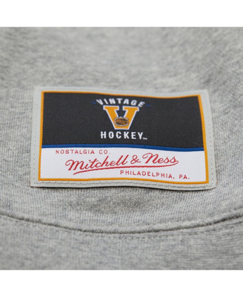 Women's Heather Gray Pittsburgh Penguins Logo Lightweight Pullover Sweatshirt